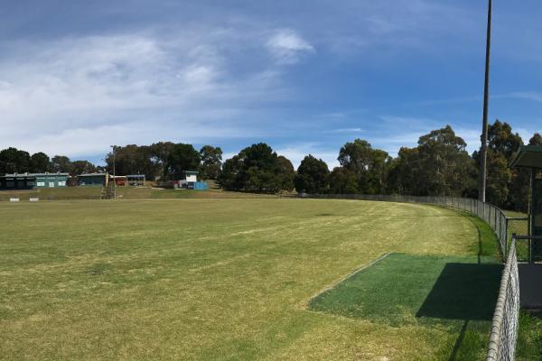 Oval at 100 Acres Reserve