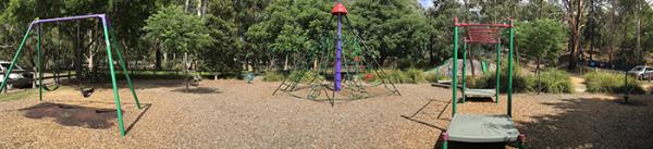Play equipment at Manna Gum Playground