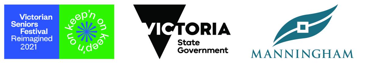 Seniors Festival Manningham Council Victorian Government logo
