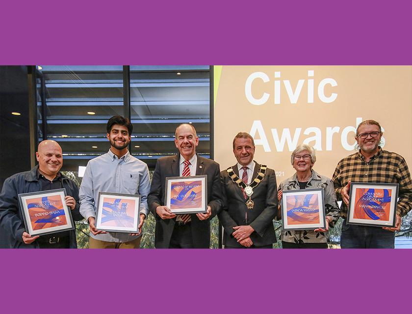 Civic awards 2021 flag