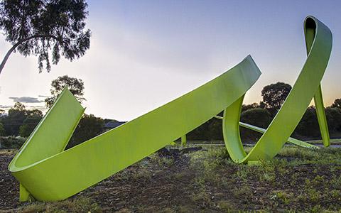 Michael Bellemo and Catriona Macleod's iconic River Peel in the Fitzsimons Lane and Porter Street roundabout