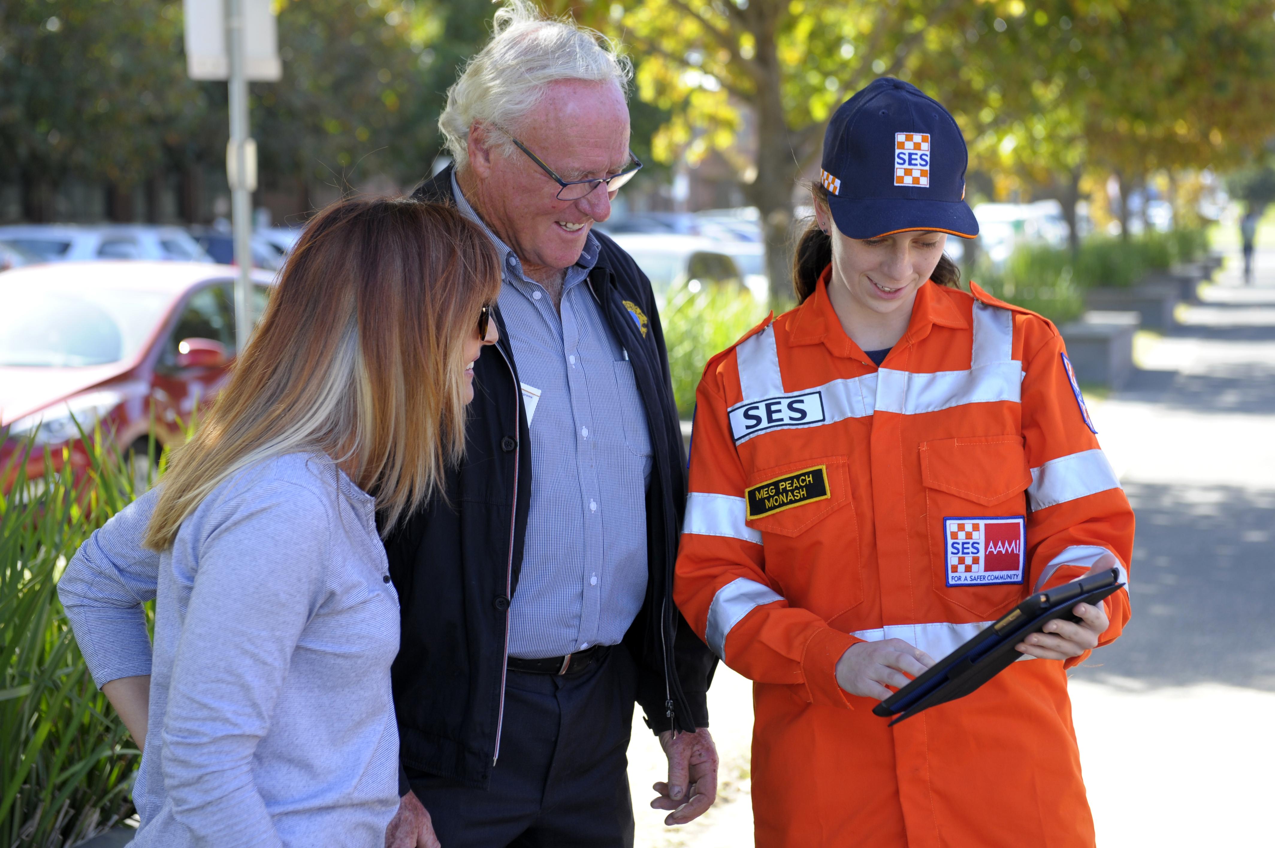 SES engaging with community