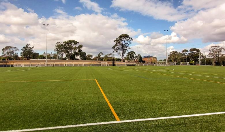 soccer field at Petty's Reserve