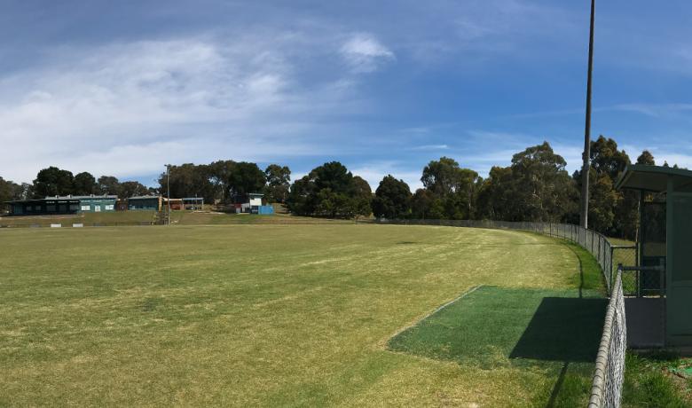 Oval at 100 Acres Reserve