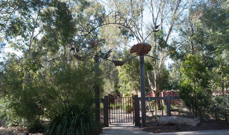 Wombat Bend Playspace at Finns Reserve, Lower Templestowe